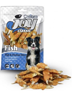 Calibra Dog Joy Classic Fish & Chicken Slice 80g 