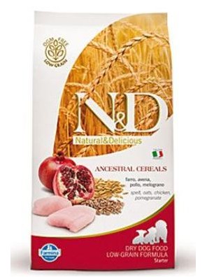 N&D LG DOG Puppy Starter Chicken & Pomegr 800g