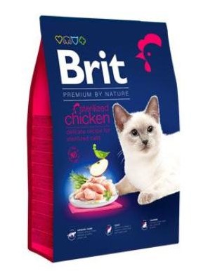 BRIT Premium Cat Sterilised - 8 kg