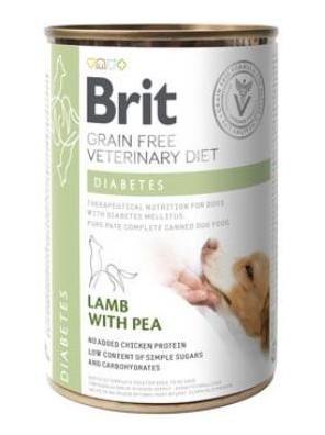 Brit VD Dog GF konz. Diabetes 400g