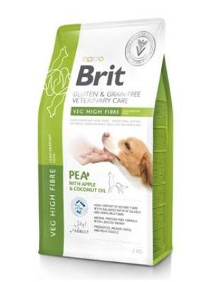 Brit VD Dog GF Veg High Fibre 2kg