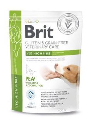 Brit VD Dog GF Veg High Fibre 400g