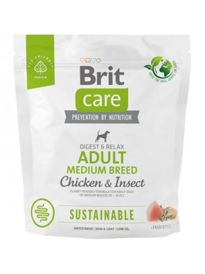 Brit Care Dog Sustainable Adult Medium Breed 1 kg