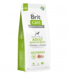 Brit Care Dog Sustainable Adult Medium Breed 12 kg