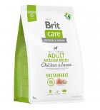 Brit Care Dog Sustainable Adult Medium Breed 3 kg