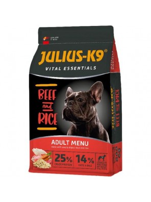 JULIUS K-9 HighPremium 12kg ADULT Vital Essentials BEEF&Rice