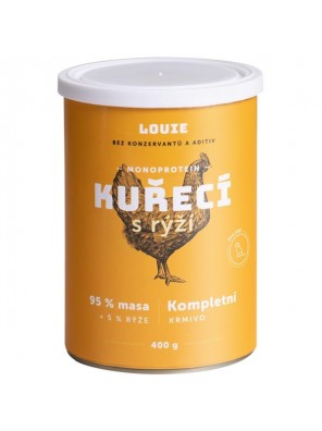 Louie konz. pro psy kuřecí s rýží 400g
