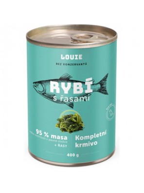 Louie konz.pro psy rybí s řasami 400 g Louie konz.pro psy rybí s řasami 400 g
