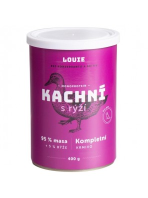 Louie konz. pro psy kachní s rýží 400 g Louie konz. pro psy kachní s rýží 400 g