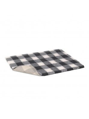 Vetbed protiskluz / Drybed šedá kostka 75 x 50 cm, vlas 30 mm Vetbed protiskluz / Drybed šedá kostka 75 x 50 cm, vlas 30 mm