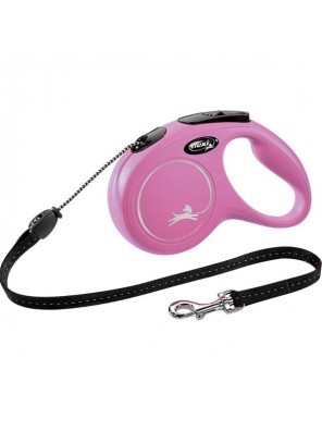 Flexi Classic NEW M lanko 5 m růžové 20 kg Flexi Classic NEW M lanko 5 m růžové 20 kg