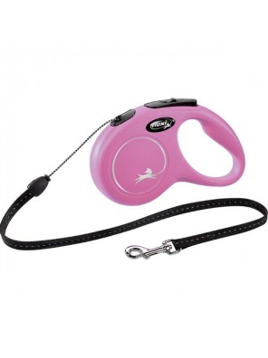 Flexi Classic NEW S lanko 5 m růžové 12 kg Flexi Classic NEW S lanko 5 m růžové 12 kg