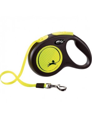 Flexi New Neon M pásek 5 m žluté 25 kg Flexi New Neon M pásek 5 m žluté 25 kg