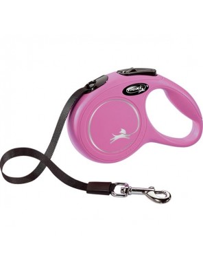 Vodítko FLEXI Classic new páska růžové XS