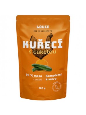 Louie kaps.pro psy kuřecí s cuketou 300g 