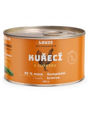 Louie konz. pro psy kuřecí s cuketou 200 g 