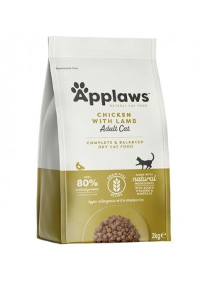 Krmivo APPLAWS Dry Cat Chicken with Lamb - 2 kg