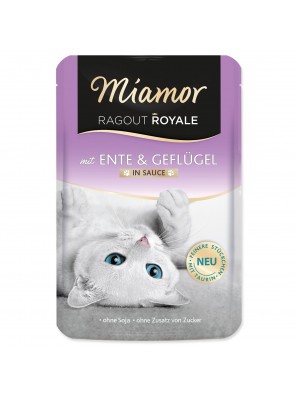 Kapsička Miamor Ragout Royale Adult kachna a drůbež ve šťávě 100g