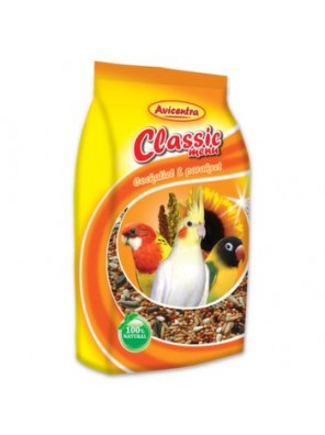 Krmivo AVICENTRA standart pro malé papoušky - 1 kg