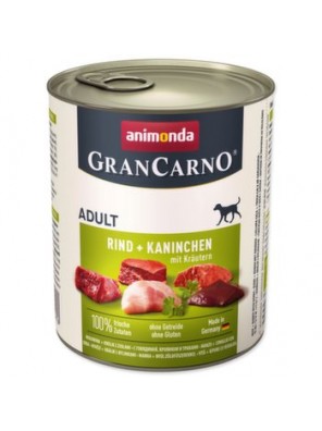 Konzerva ANIMONDA Gran Carno králík + bylinky - 800 g