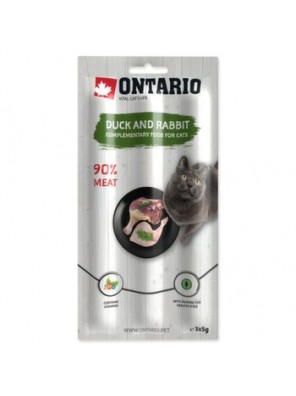 Pochoutka Ontario kachna a králík, tyčinky 3x5g Pochoutka Ontario kachna a králík, tyčinky 3x5g