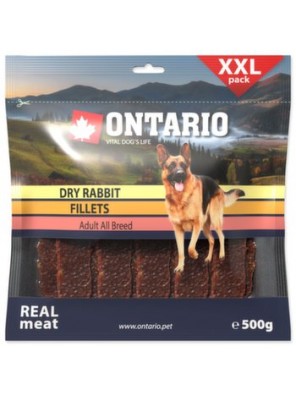 ONTARIO Snack Dry Rabbit Fillet - 500 g