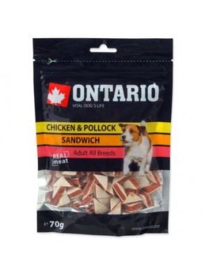 ONTARIO Snack Chicken Jerky Sandwich - 70 g ONTARIO Snack Chicken Jerky Sandwich - 70 g