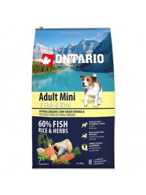 ONTARIO Adult Mini Fish & Rice - 6.5 kg