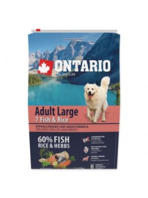 Krmivo Ontario Adult Large Fish & Rice 2,25kg