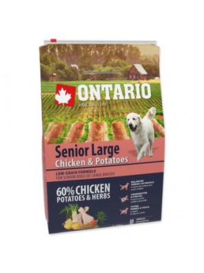 Krmivo Ontario Senior Large Chicken & Potatoes 2,25kg