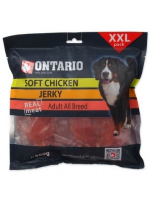 Snack ONTARIO Dog Soft Chicken Jerky - 500 g