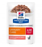 Hill's Prescription Diet Feline c/d kapsička Salmon Urinary Stress 12 x 85 g