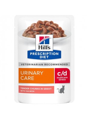 Hill's Prescription Diet Feline c/d kapsička Salmon Urinary Stress 12 x 85 g