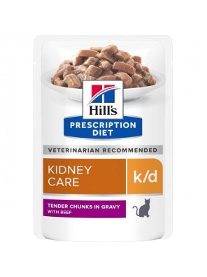 Hill's Prescription Diet Feline k/d kapsička Beef 12 x 85 g