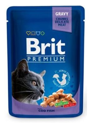 Brit Premium Cat kapsa with Cod Fish 100g Brit Premium Cat kapsa with Cod Fish 100g