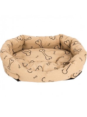 Pelech 8 hran bavl. Kost béžovo/černý 85 cm Pelech 8 hran bavl. Kost béžovo/černý 85 cm