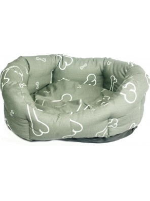 Pelech 8 hran bavl. Kost šedo/bílý 45 cm Pelech 8 hran bavl. Kost šedo/bílý 45 cm