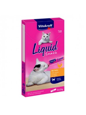 Vitakraft snack cat Liguid  taurin/kuře 6 x 15 g