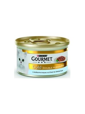 Gourmet Gold cat konz.-mořské ryby v omáčce se špenátem 85 g Gourmet Gold cat konz.-mořské ryby v omáčce se špenátem 85 g