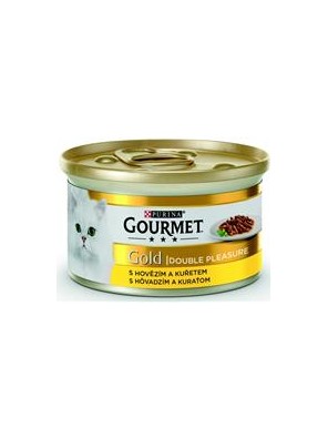 Gourmet Gold cat konz.-duš.a gril.k. hov. a kuře 85 g