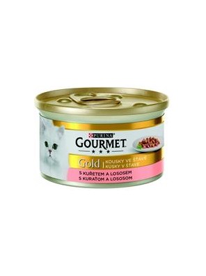 GOURMET Gold losos a kuře - 85 g GOURMET Gold losos a kuře - 85 g