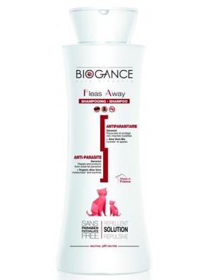 Biogance šampon Fleas away cat - antiparazitní 250 ml Biogance šampon Fleas away cat - antiparazitní 250 ml