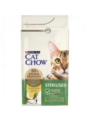 Purina Cat Chow Sterilized kuře 1,5 kg Purina Cat Chow Sterilized kuře 1,5 kg