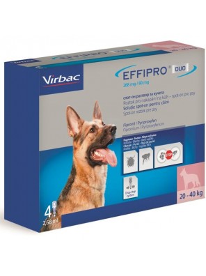 Effipro Duo L 268/80 mg spot-on 4 x 2.68 ml Effipro Duo L 268/80 mg spot-on 4 x 2.68 ml
