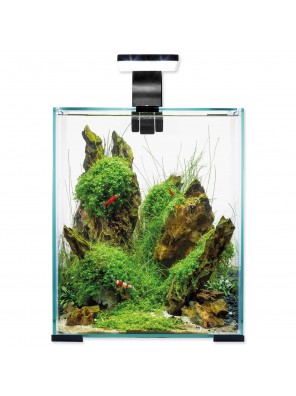 Akvarijní set Aquael SHRIMP SMART Day & Night černý 25x25x30cm 19l