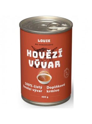 Louie konzerva pro psy - Hovězí vývar 400 g