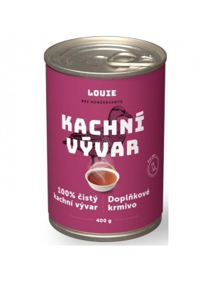 Louie konzerva pro psy - Kachní vývar 400 g
