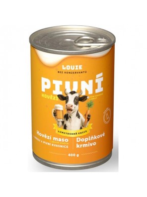 Louie konzerva pro psy - Pivní hovězí 400 g