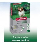 BAYER Advantix Spot-On pro psy do 4 kg - 0.4 ml