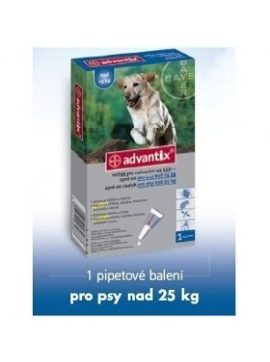 BAYER Advantix Spot-On pro psy 25 - 40 kg - 4 ml